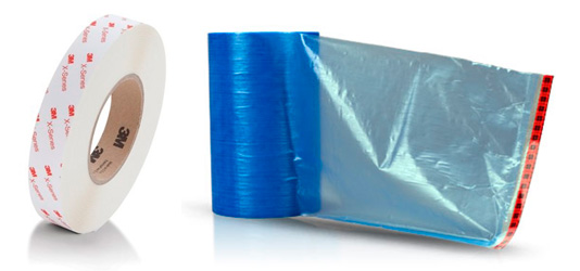 На фото полиуретановые защитные пленки 3М ™